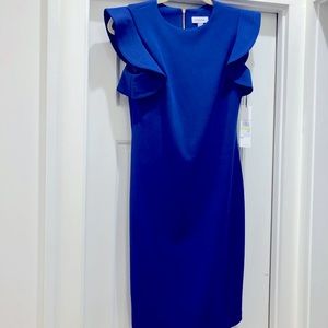 Calvin Klein blue cocktail dress